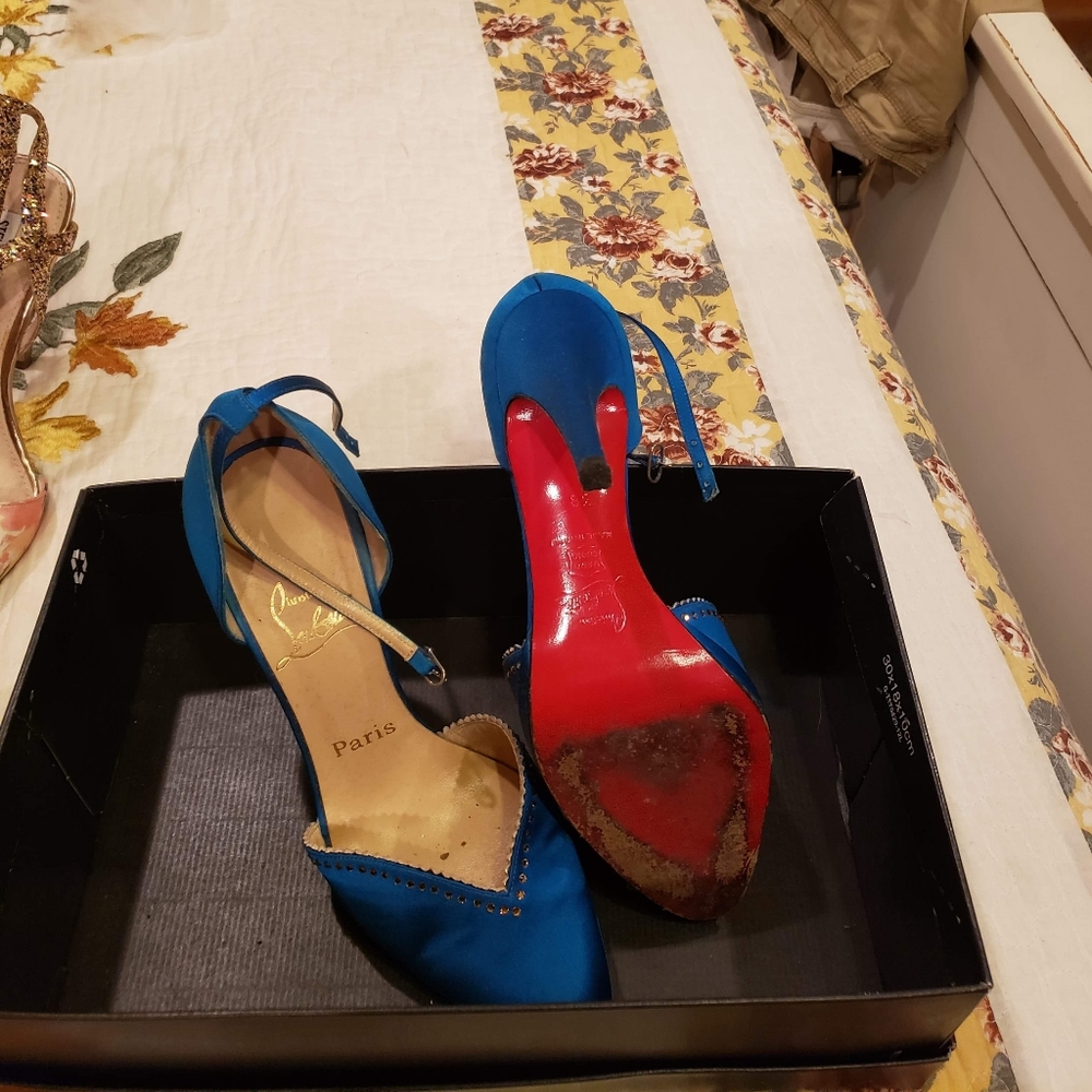 Blue Christian Louboutin